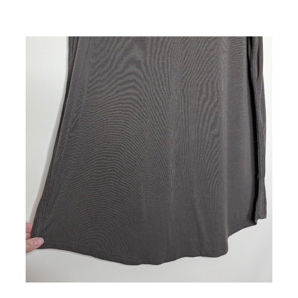 Athleta Renew Tank Top‎ Charcoal Gray Sleeveless Crew Neck Athleisure Soft L EUC - Picture 11 of 12